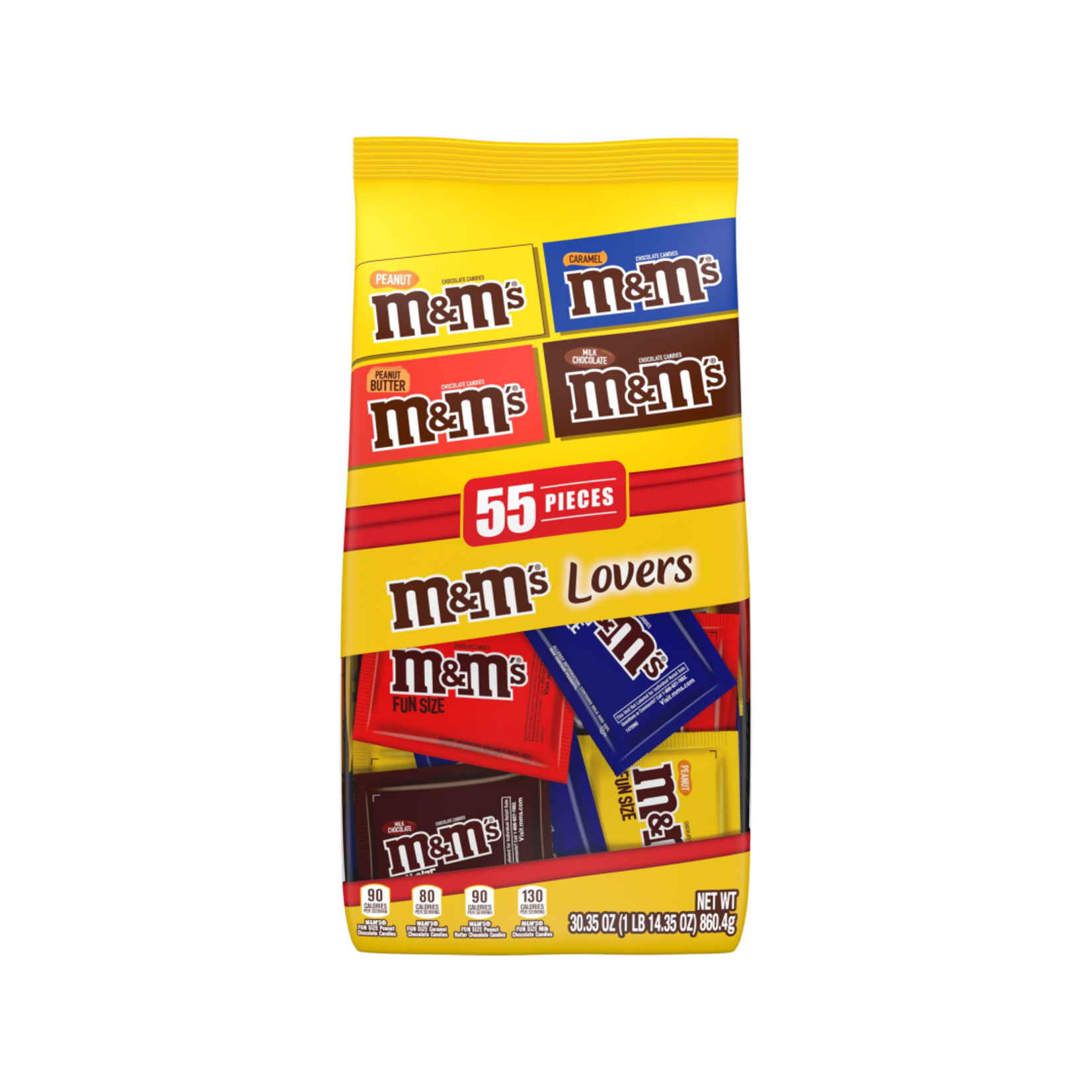Mars M&Ms Lovers Fun Sized Mix 55ct