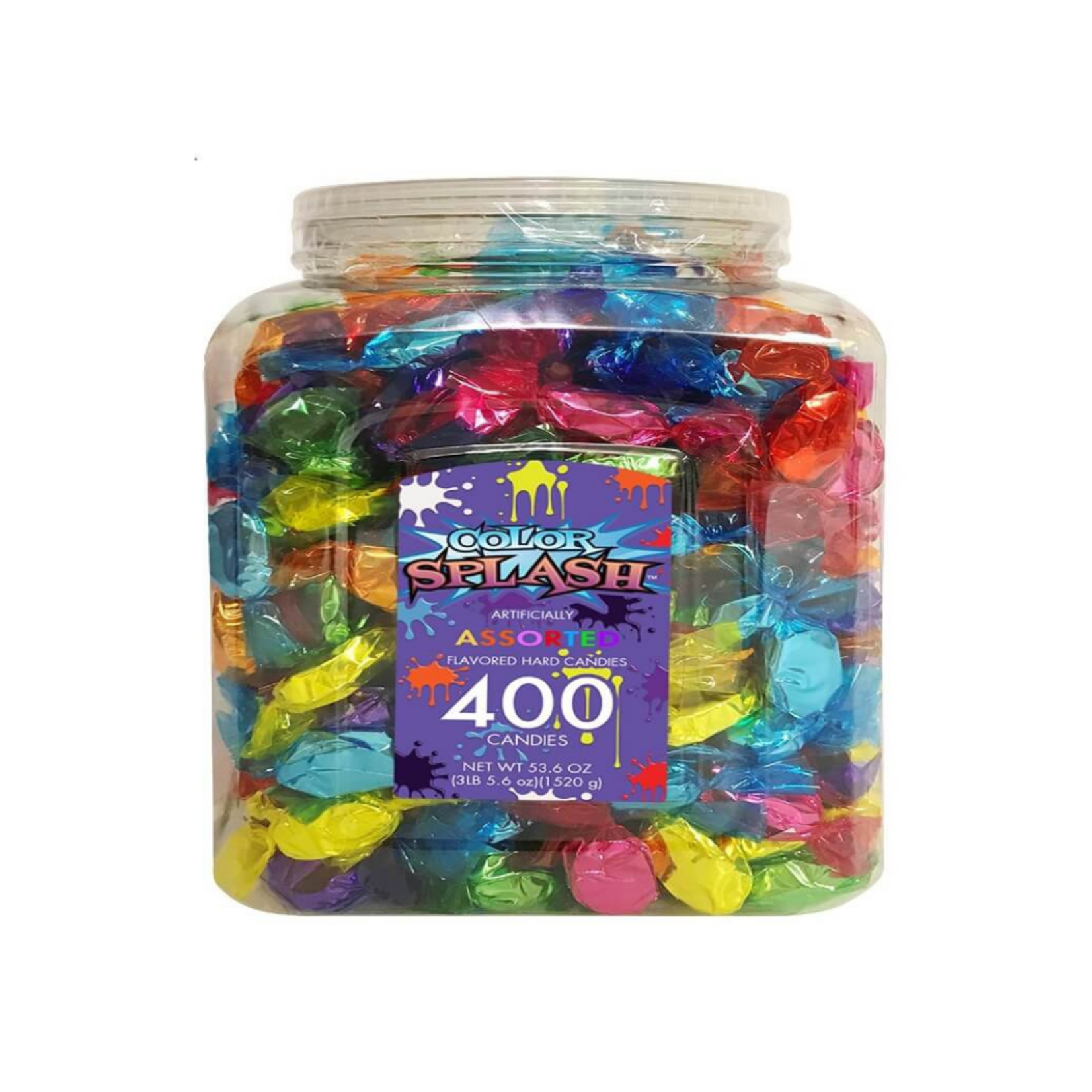 Color Splash Hard Candy Jar 400ct