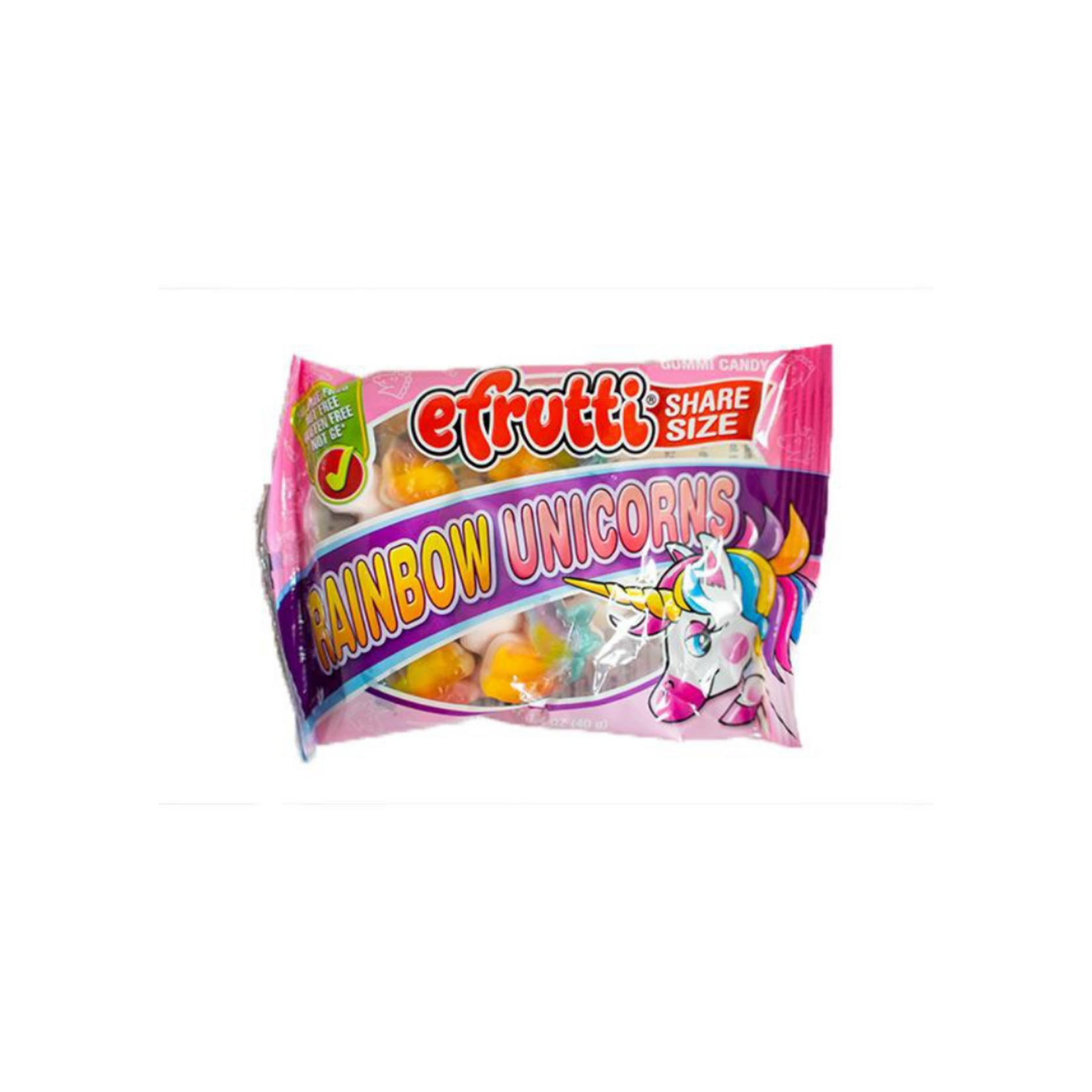 efrutti Rainbow Unicorns Gummi Share Size 12ct