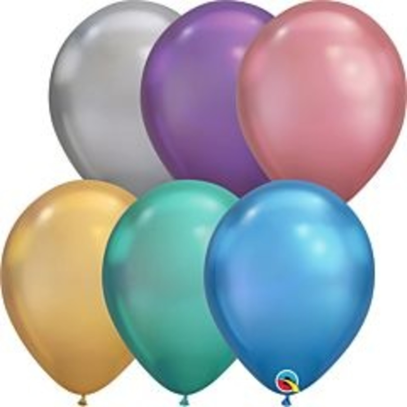 Qualatex Qualatex Chrome Assortment Latex Balloons