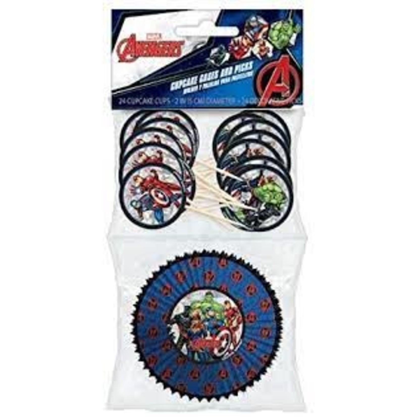 Marvel Marvel Avengers Powers Unite™ Cupcake Cases and Picks Pack