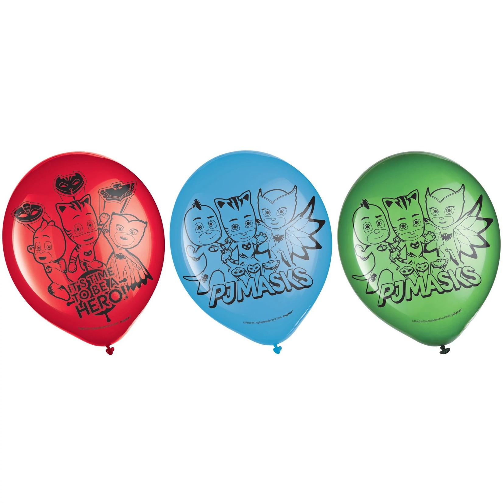 Pj Masks Latex Balloons