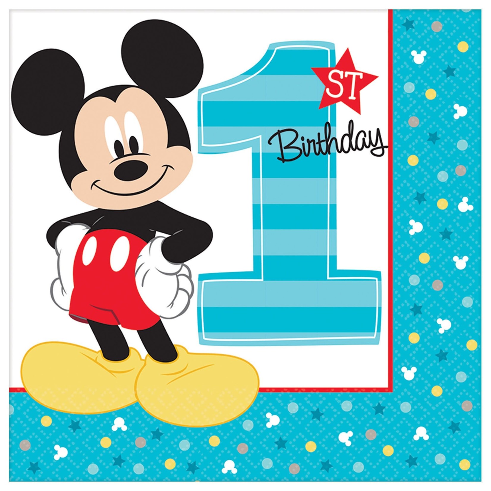 Mickey'S One Napkins