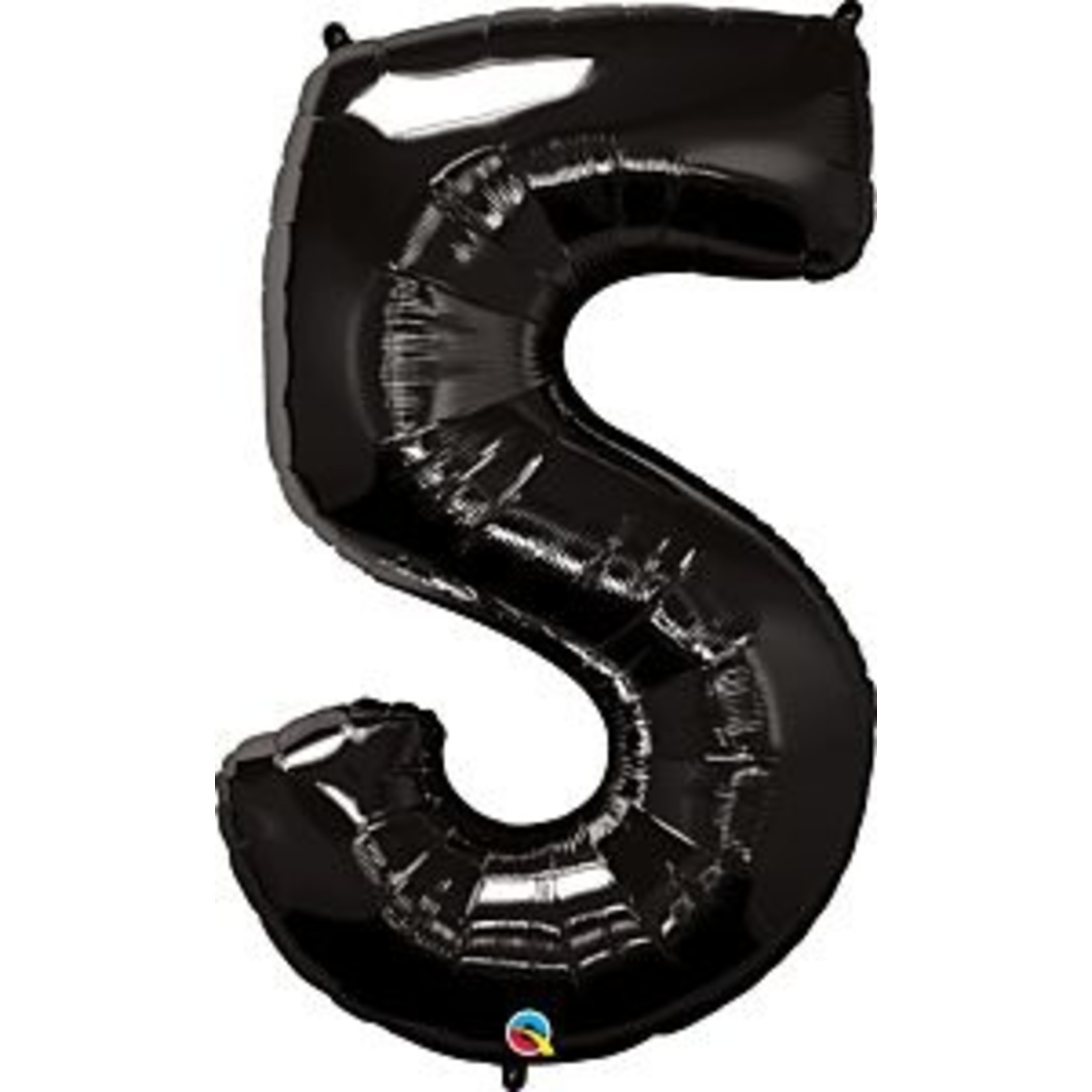 34" Number 5 Black