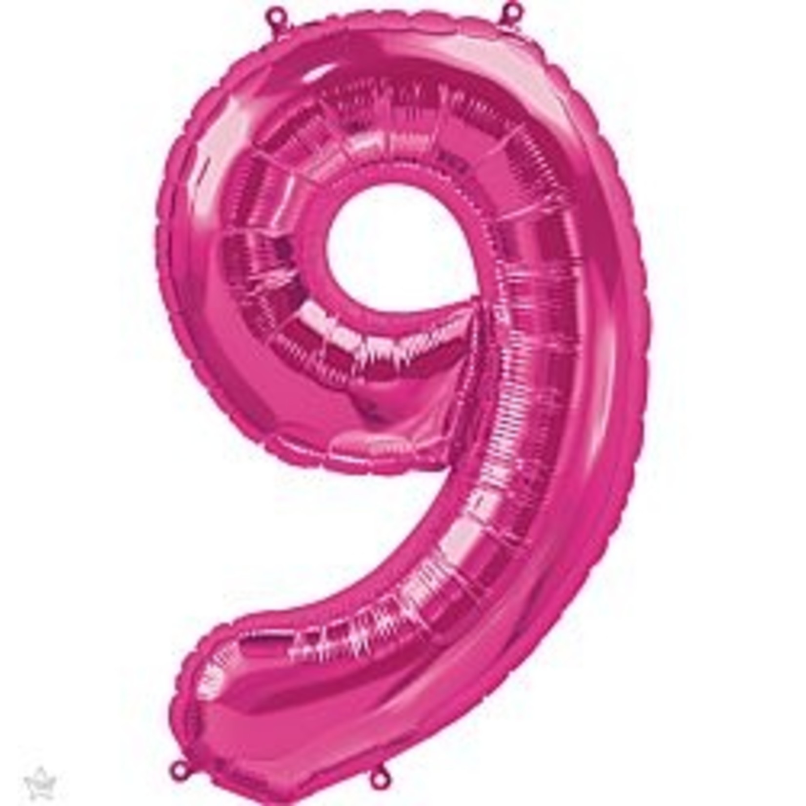 34" Number 9 Magenta