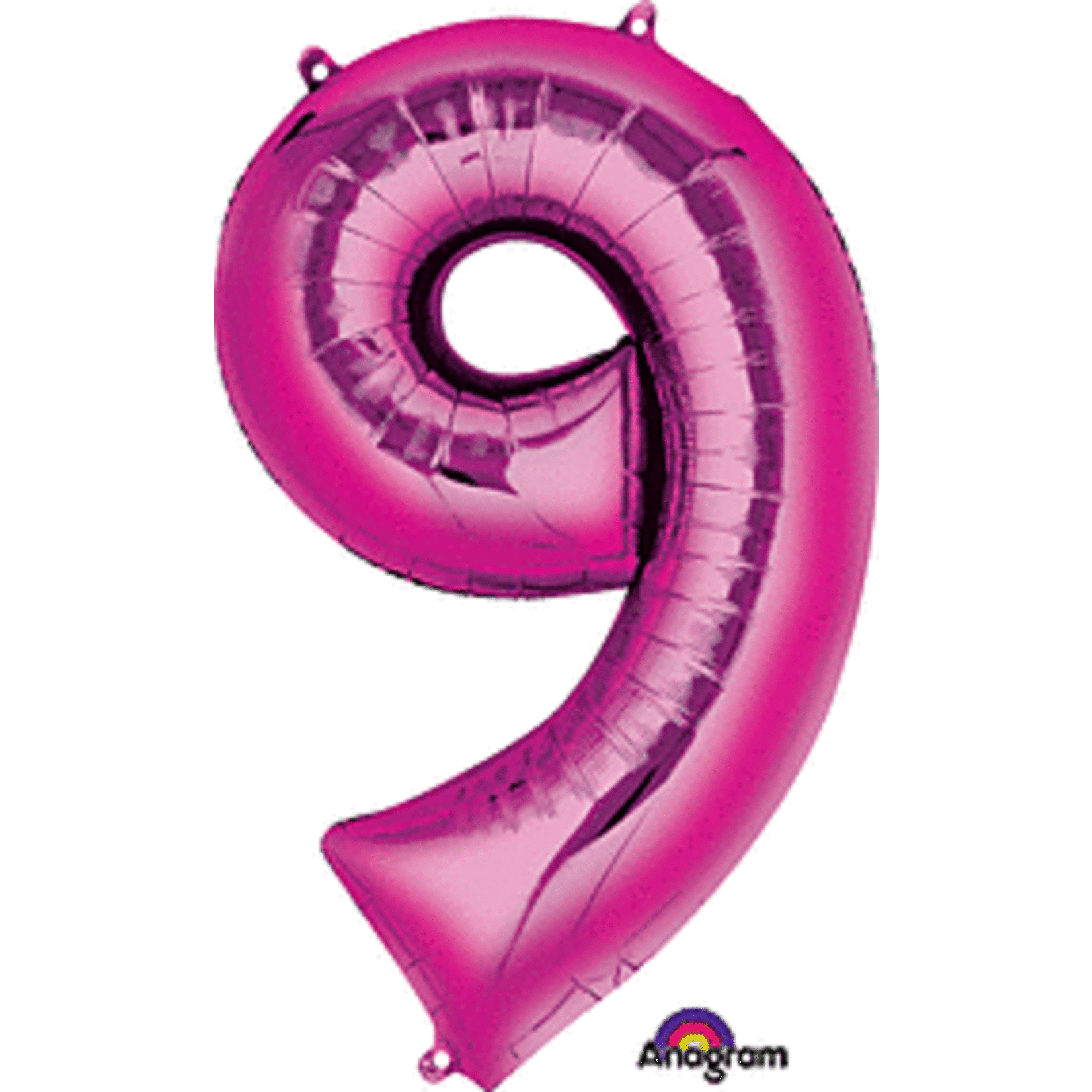 34" Number 9 Pink