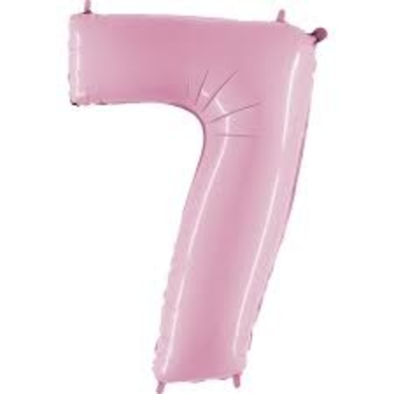 34" Number 7 Pink