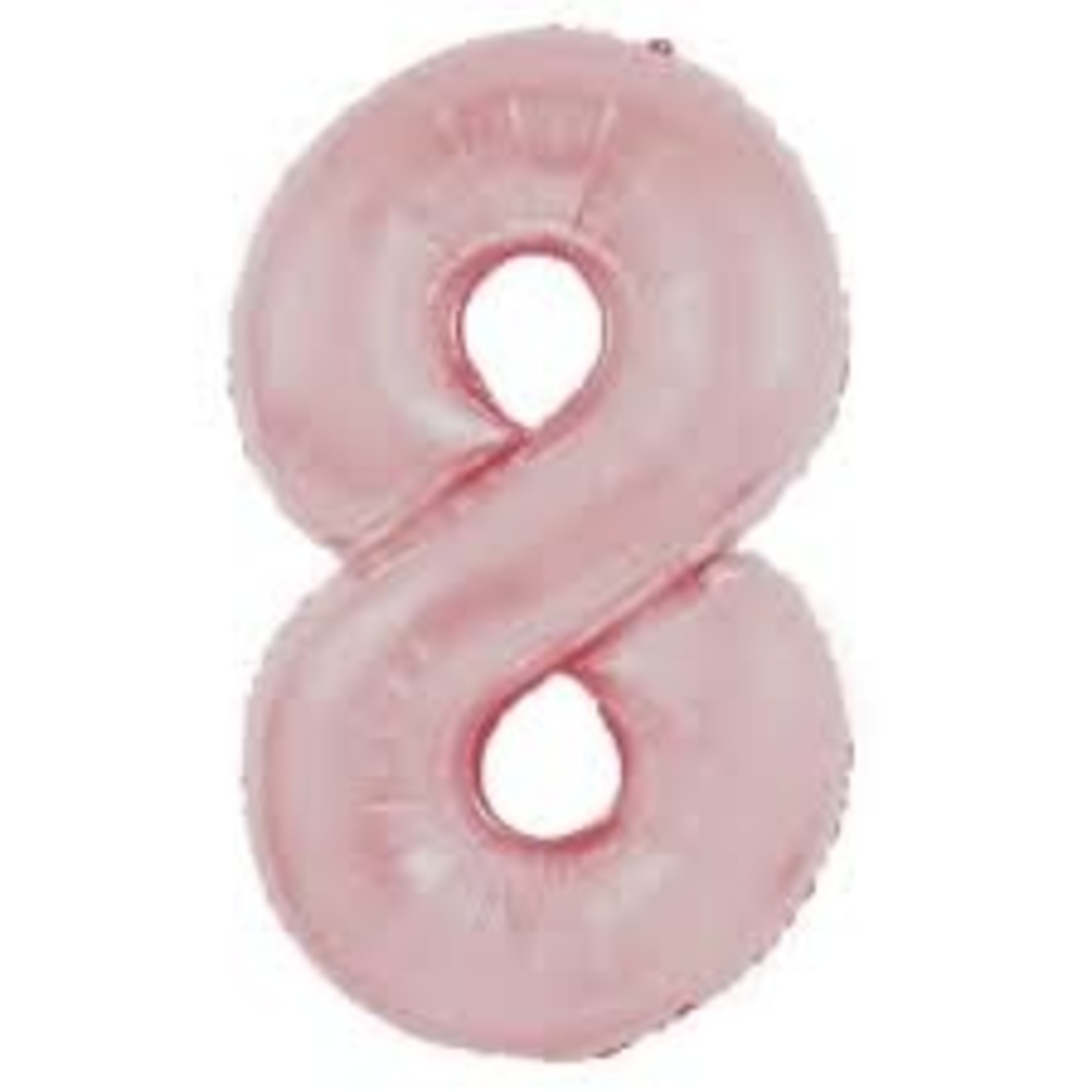 34" Number 8 Pink