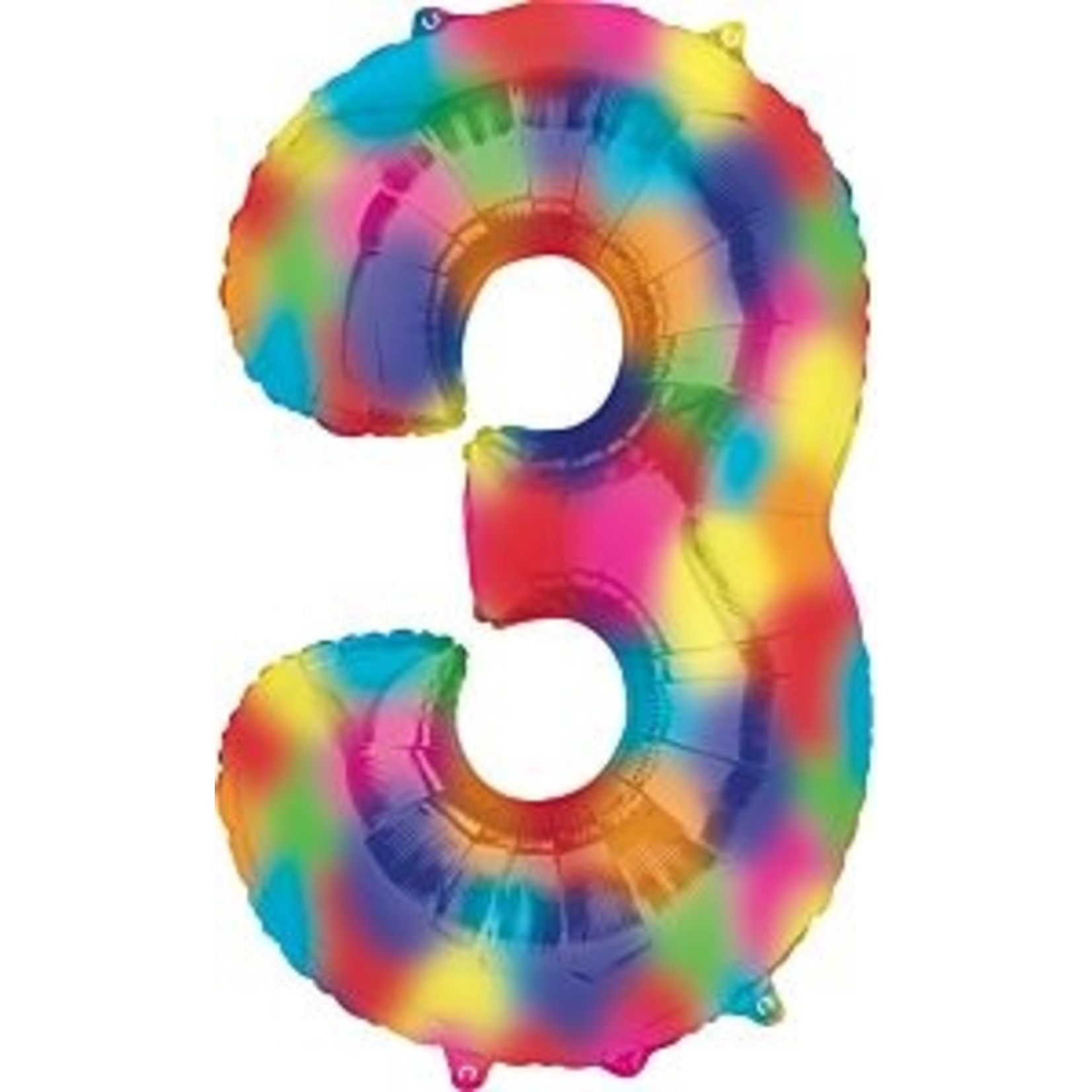 34" Number 3 Rainbow