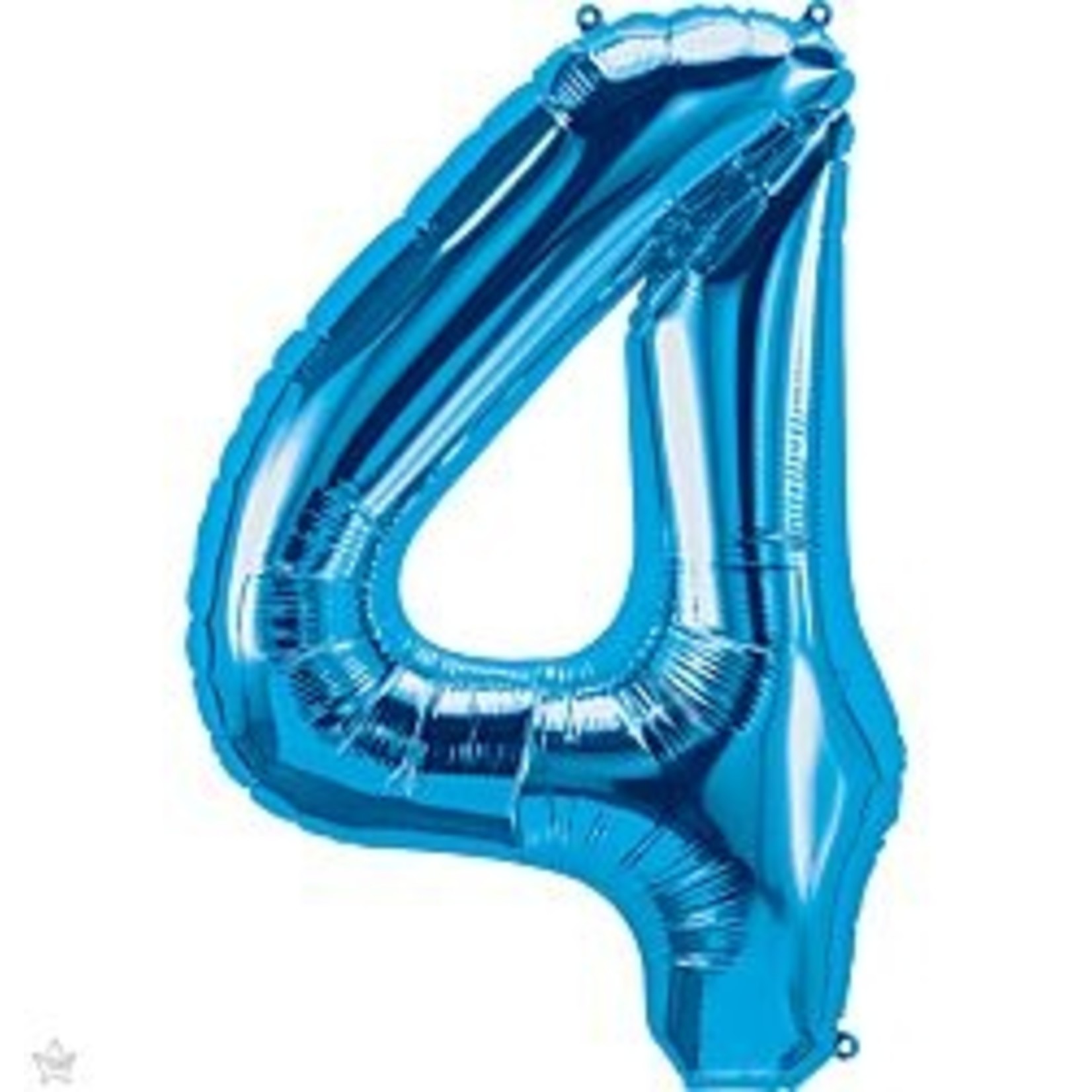34" Number 4 Blue