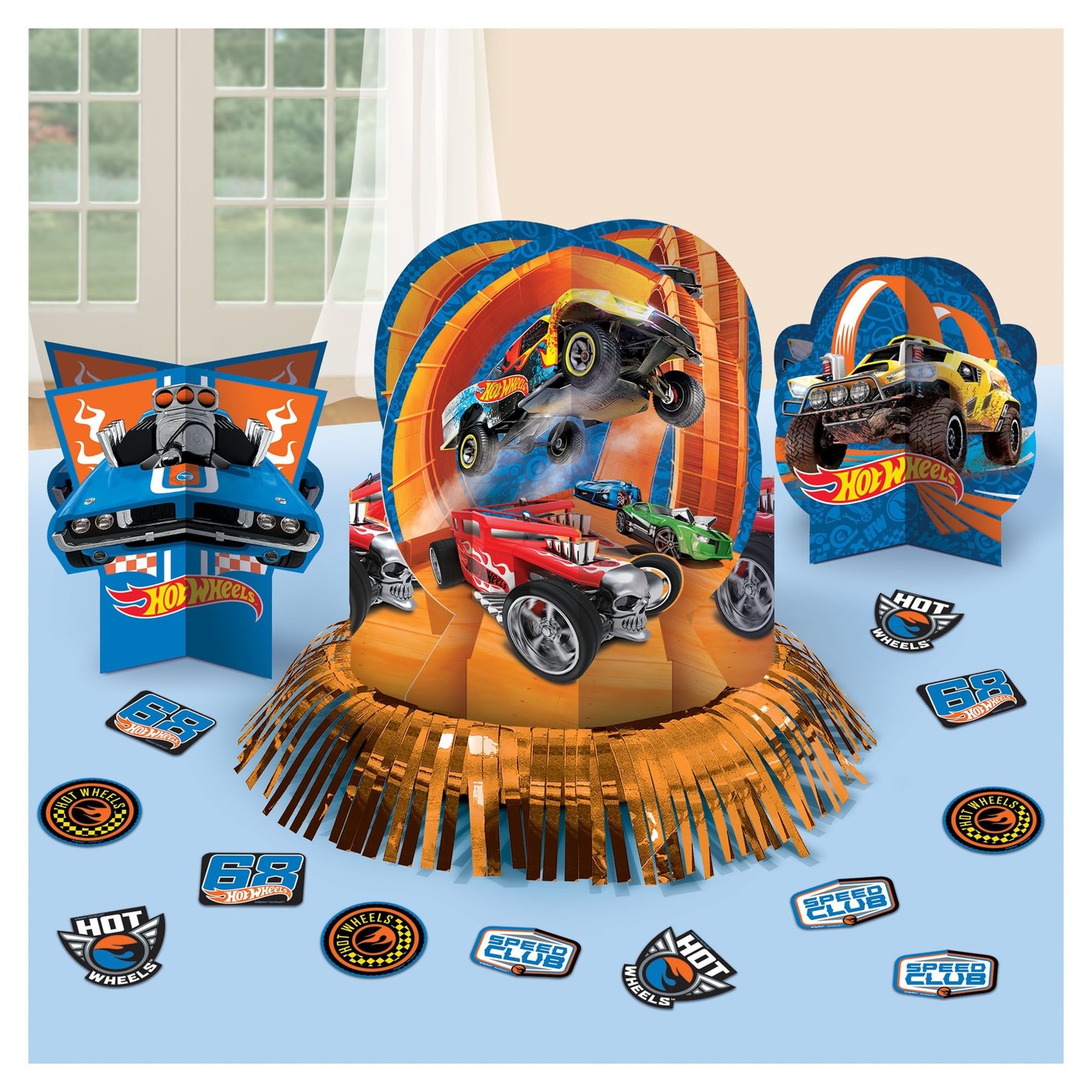 Hot Wheels  Table Decorating