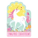 Unicorn Postcard Invitations