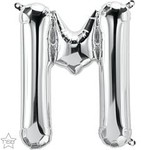 16" Balloon Letter M Silver
