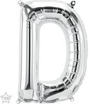 16" Letter D Silver