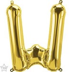 16" Letter W Gold