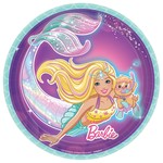 Barbie Round Plates