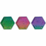 Sparkle Hexagonal Plate