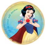 Snow White Round Plates 8ct