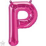 16" Letter P Pink