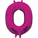 16" Letter O Pink