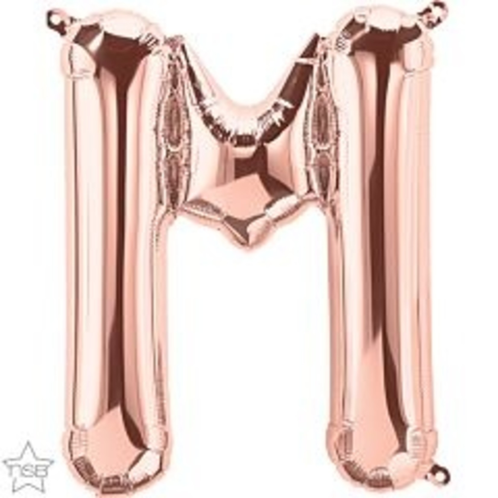 16" Letter M Rose Gold