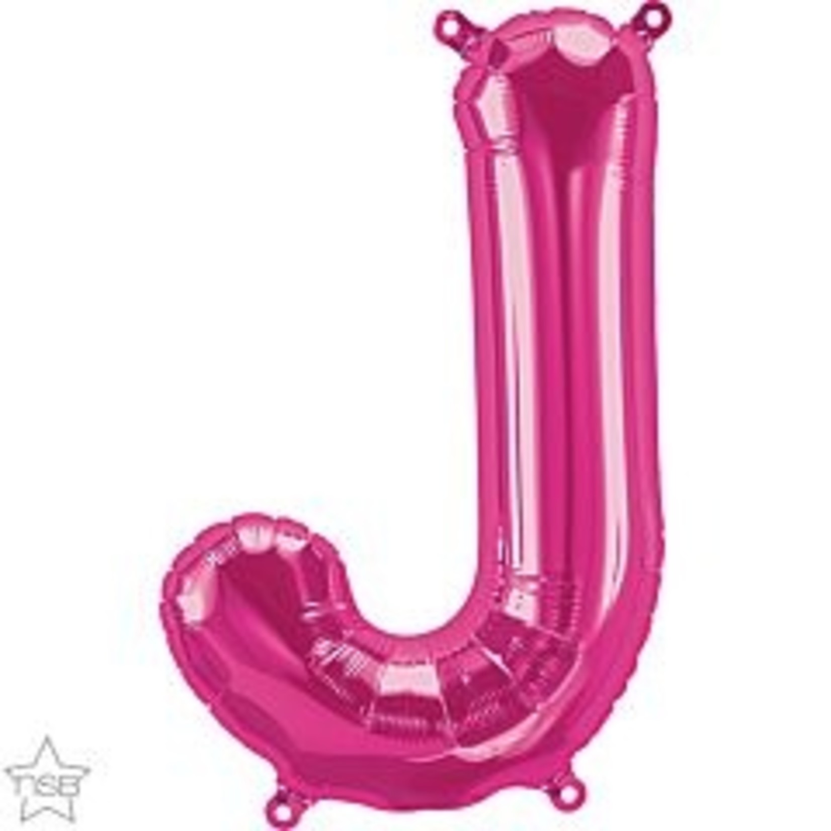 16" Letter J Pink