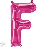 16" Letter F Magenta