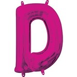 16" Letter D Pink