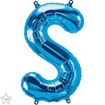 16" Letter S Blue