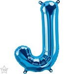 16" Letter J Blue