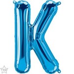 16" Letter K Blue