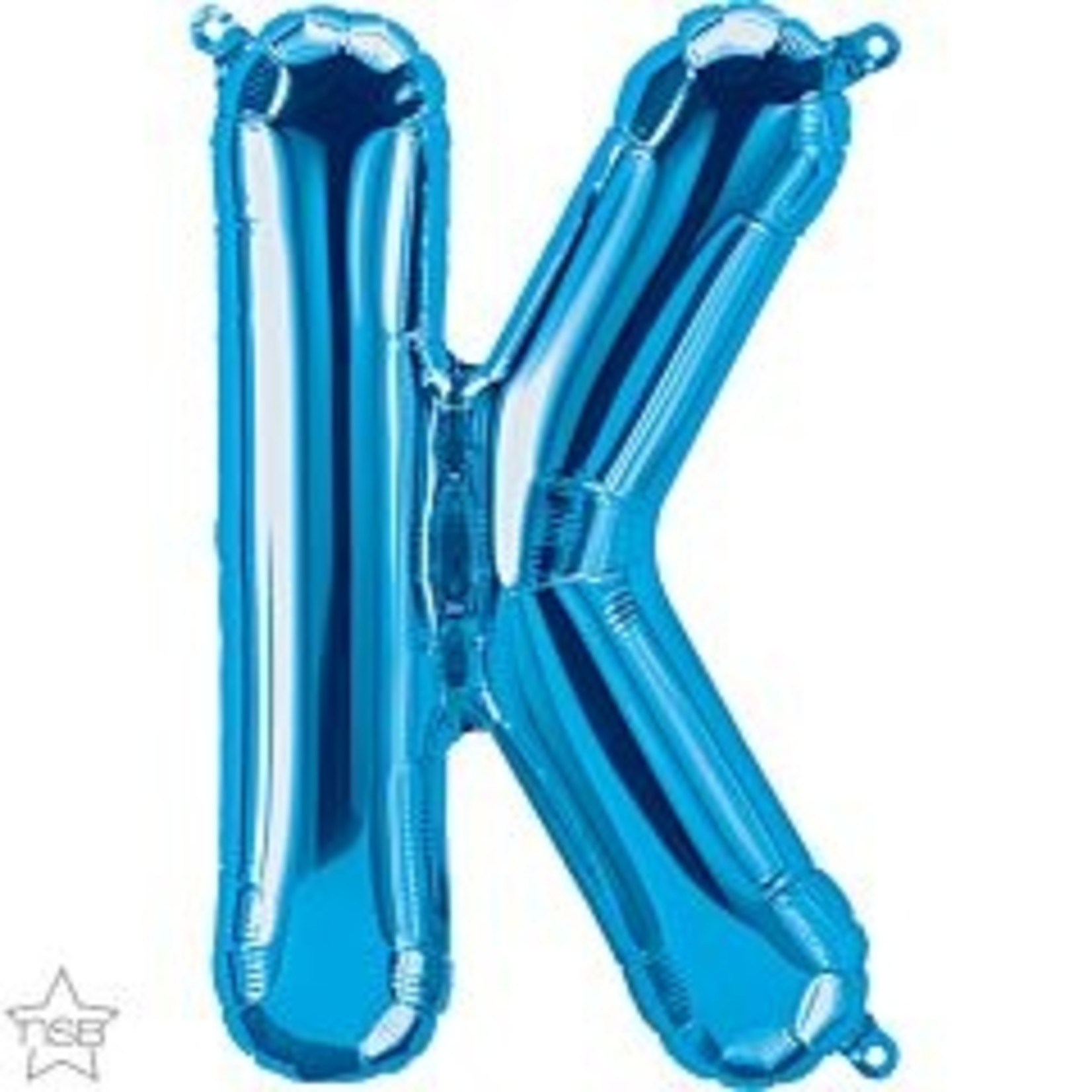 16" Letter K Blue