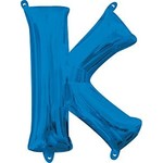 16" Letter K Blue