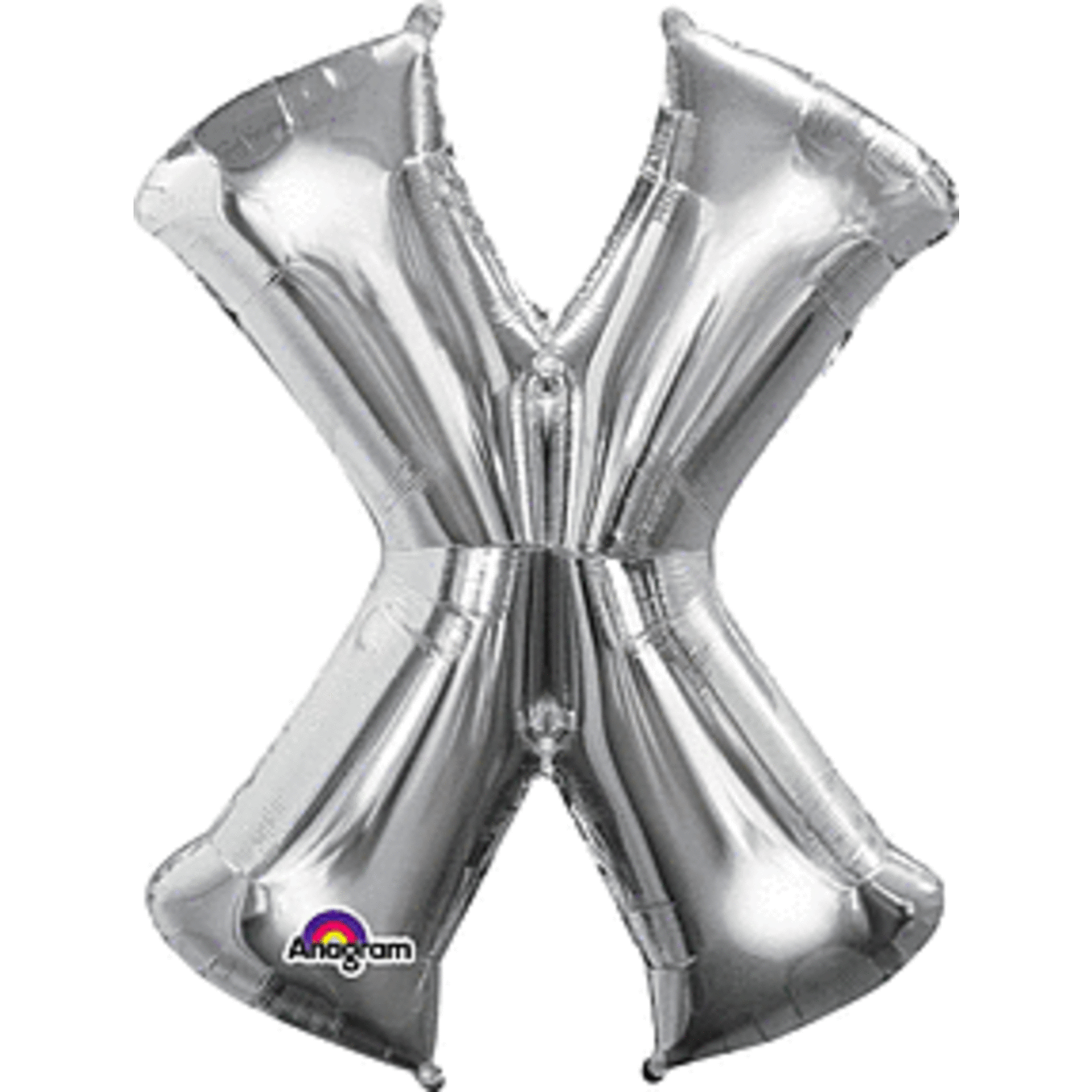 35" Letter X Silver