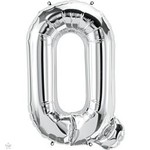 34" Letter Q Silver