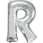 32" Letter R Silver