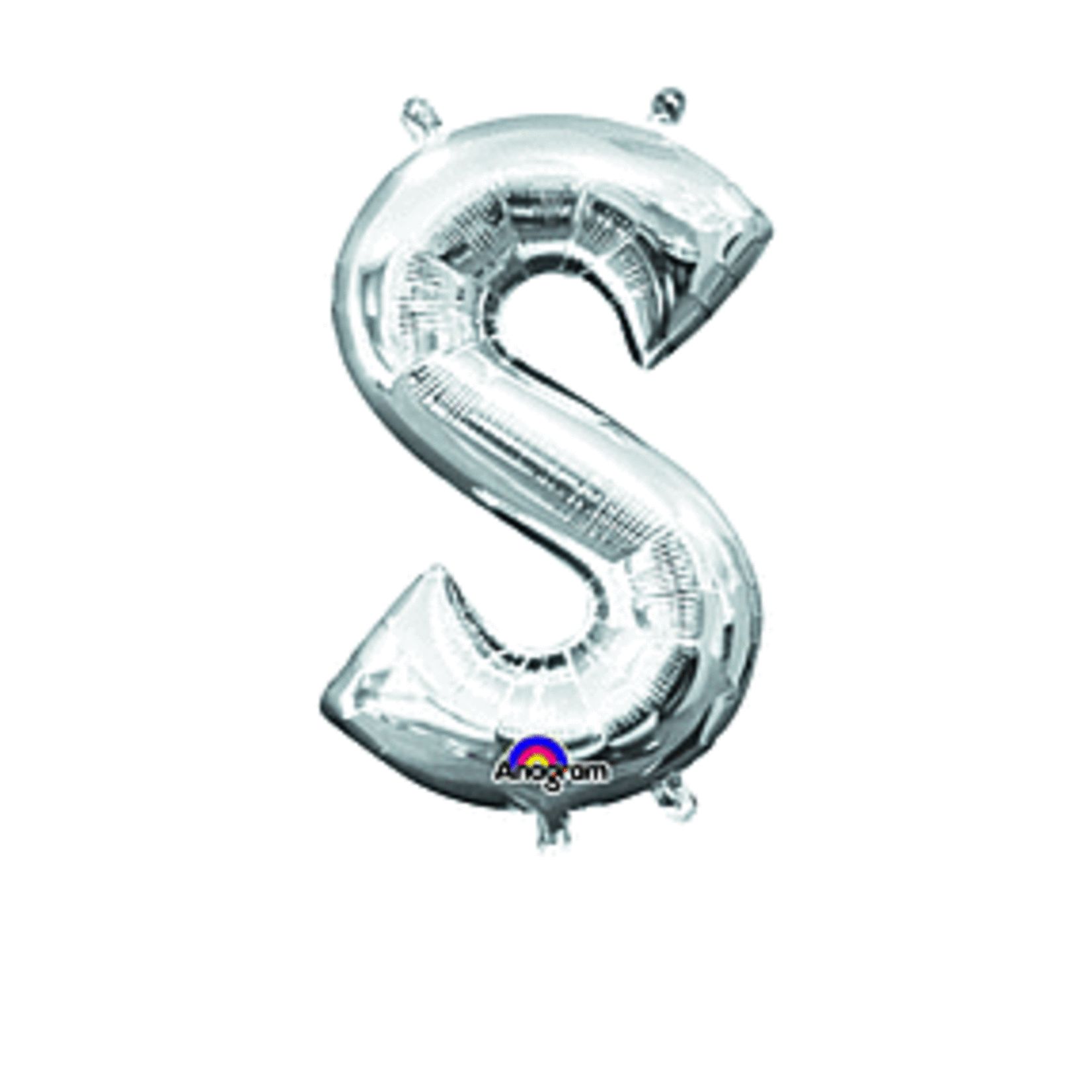 40" Letter S Silver