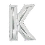 40" Letter K Silver