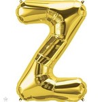 34" Letter Z Gold