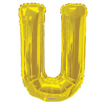 34" Letter U Gold