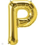 34" Letter P Gold