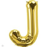 34" Letter J Gold