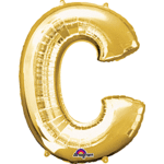 32" Letter C Gold