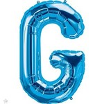 34" Letter G Blue