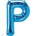 34" Letter P Blue