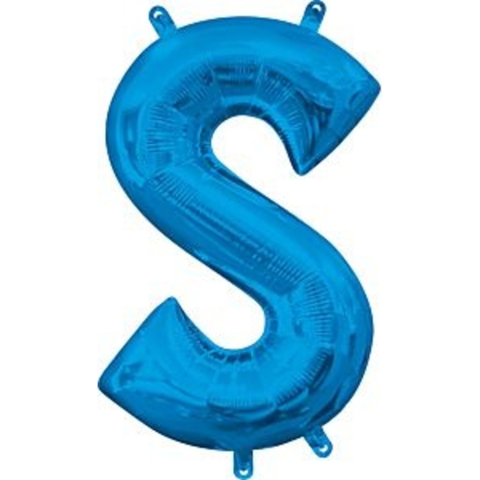 35" Letter S Blue