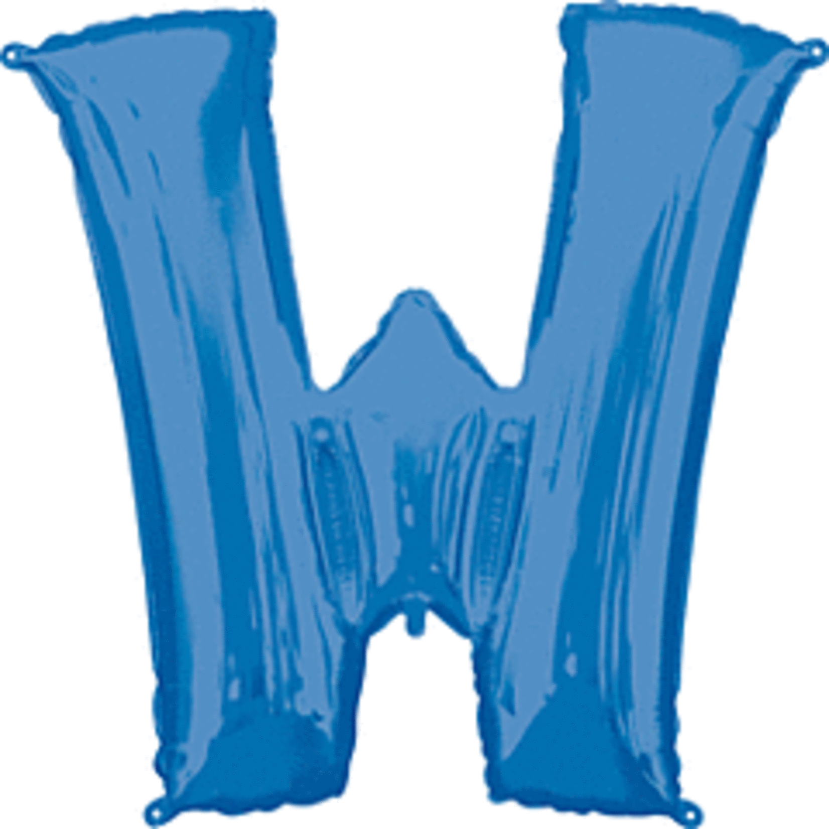 33" Letter W Blue