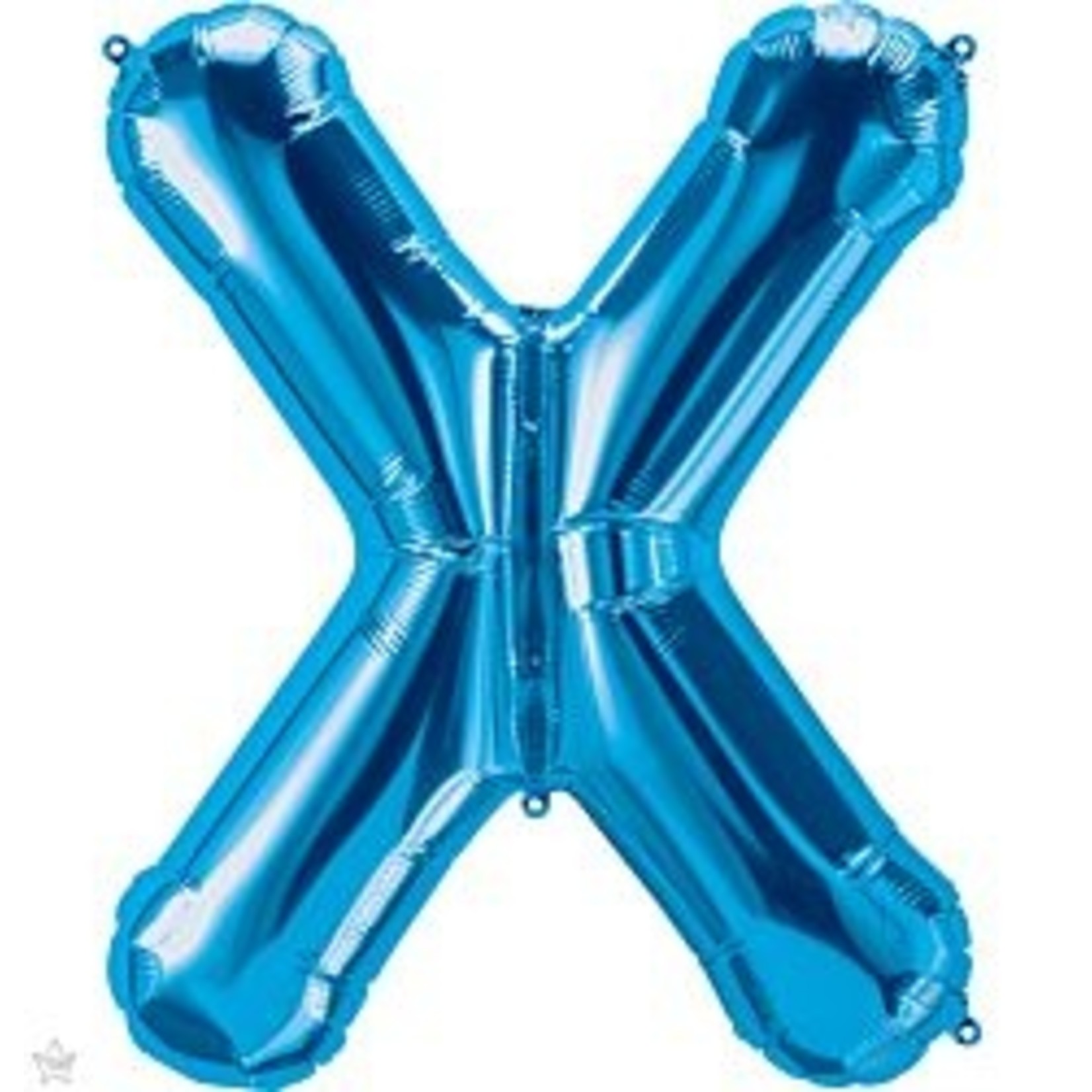 34" Letter X Blue