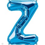 34" Letter Z Blue