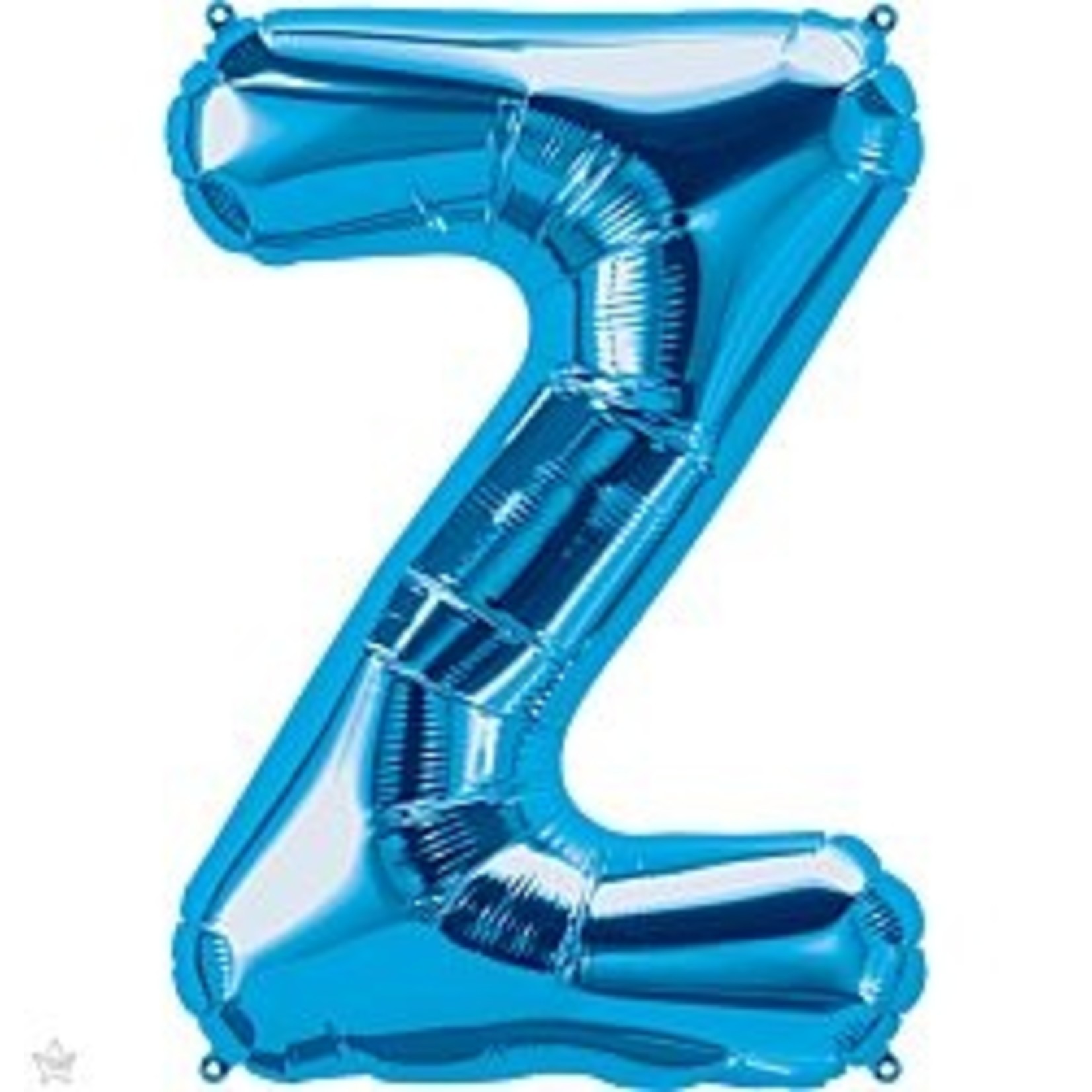 34" Letter Z Blue